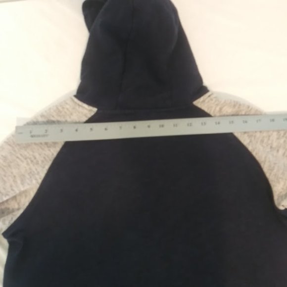 Denver Broncos boy's youth size L 10-12 navy blue and white hoodie sweater - Picture 9 of 10